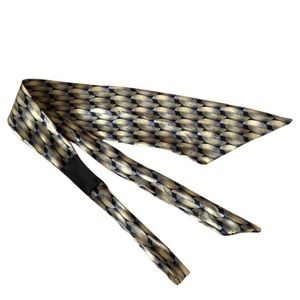 Vintage Bow Neck Scarf/ Hair Bandeau/ Twilly Wrap